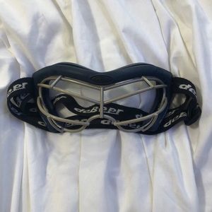 Navy deBeer lacrosse goggles
